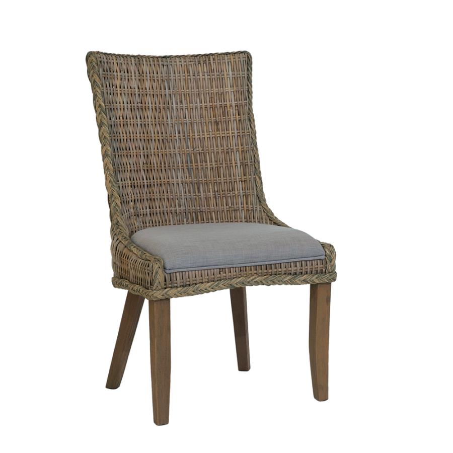 Woven Side Chair Angle Woven Side Chair Angle