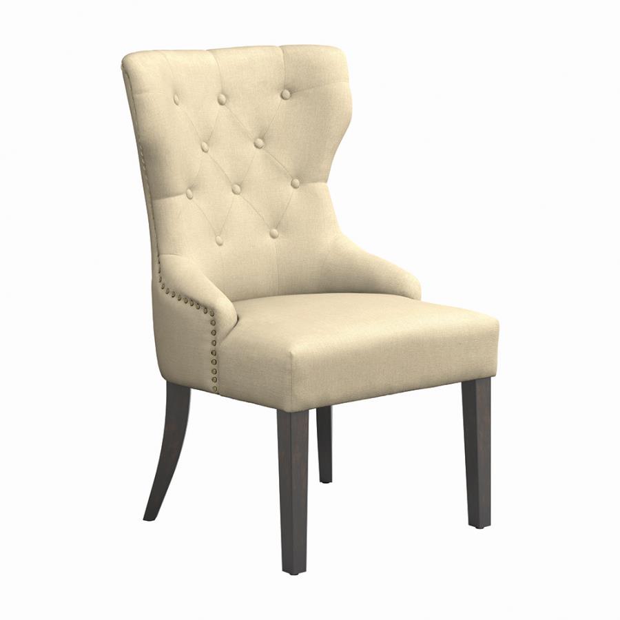 Cream Nailhead Trim Side Chair Cream Nailhead Trim Side Chair