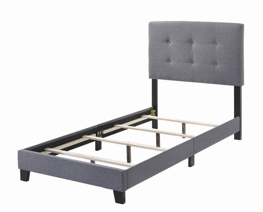Grey Upholstered Bed Frame