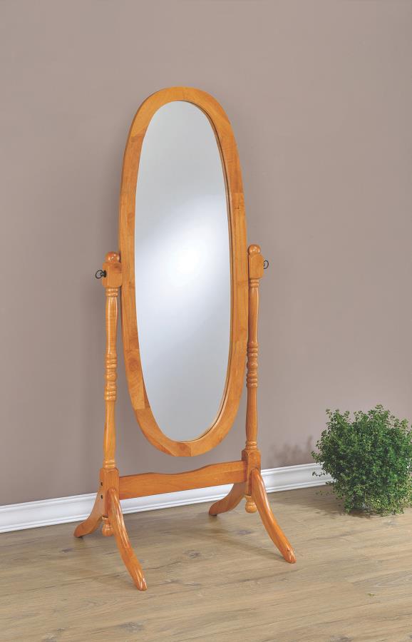 Honey Cheval Standing Mirror