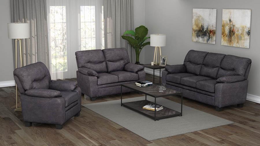 Charcoal Complete Sofa Set