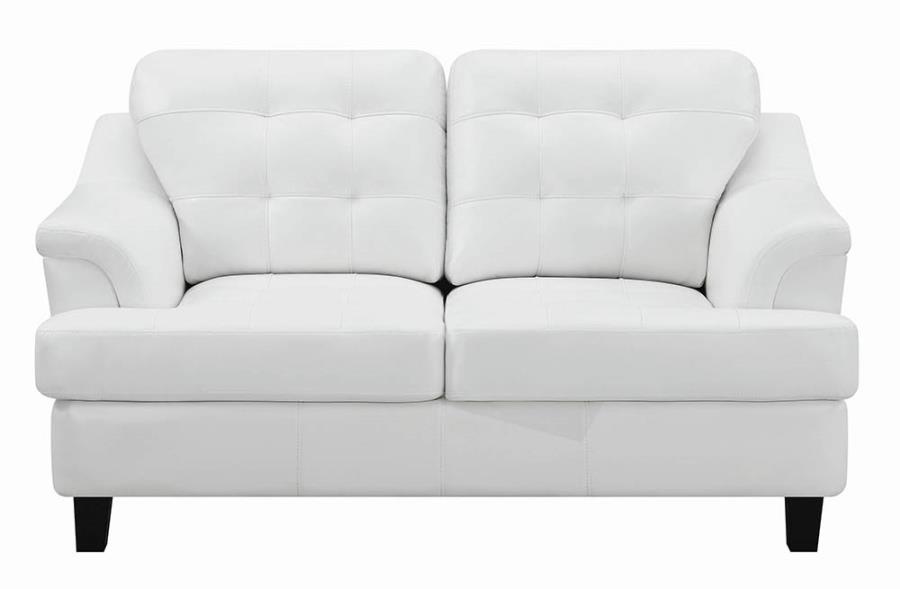 Snow White Loveseat Front Snow White Loveseat Front