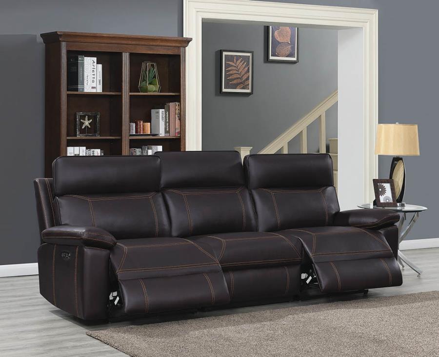 Configuration of Sofa w/ Left Arm Facing, Armless Chair, and Right Arm Facing Recliners