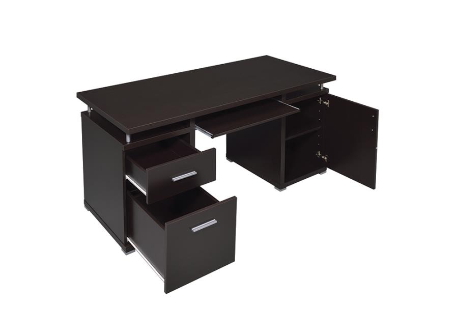 Office Desk Storage Drawers Opened