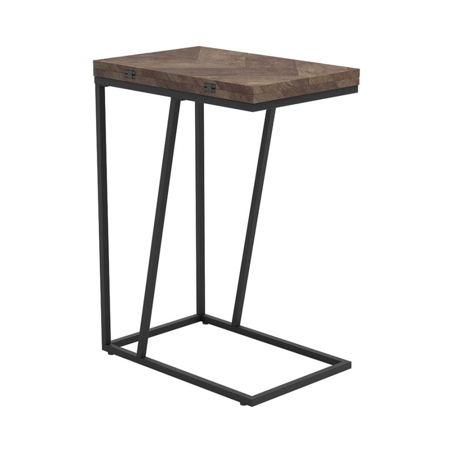 Tobacco Accent Table Angle