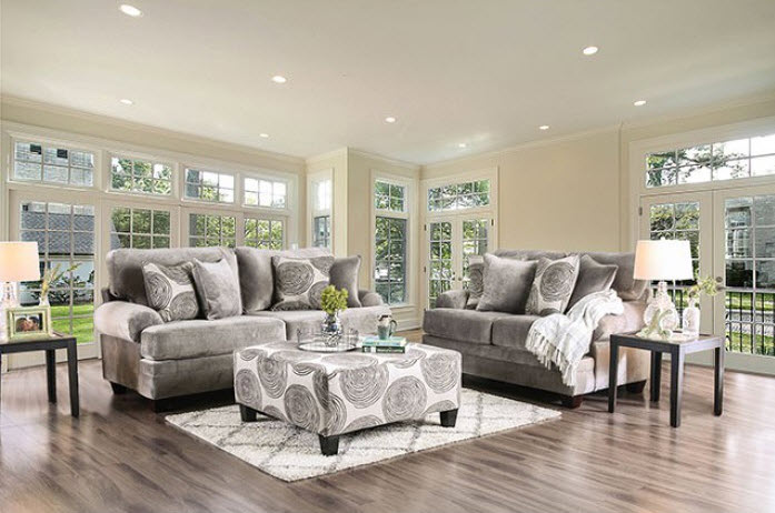 Gray Sofa Custom Set