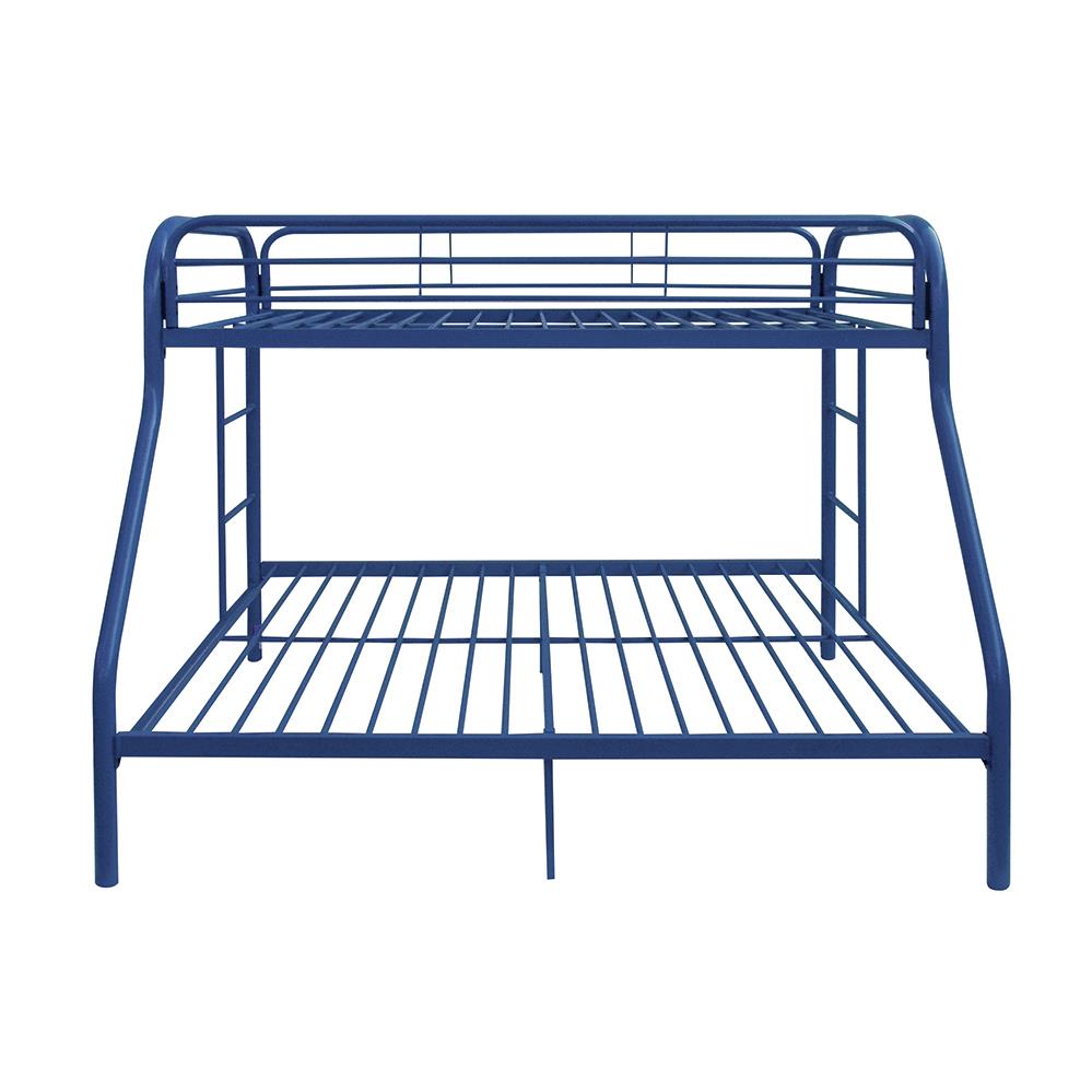 Blue Twin/Full Bunk Bed Front