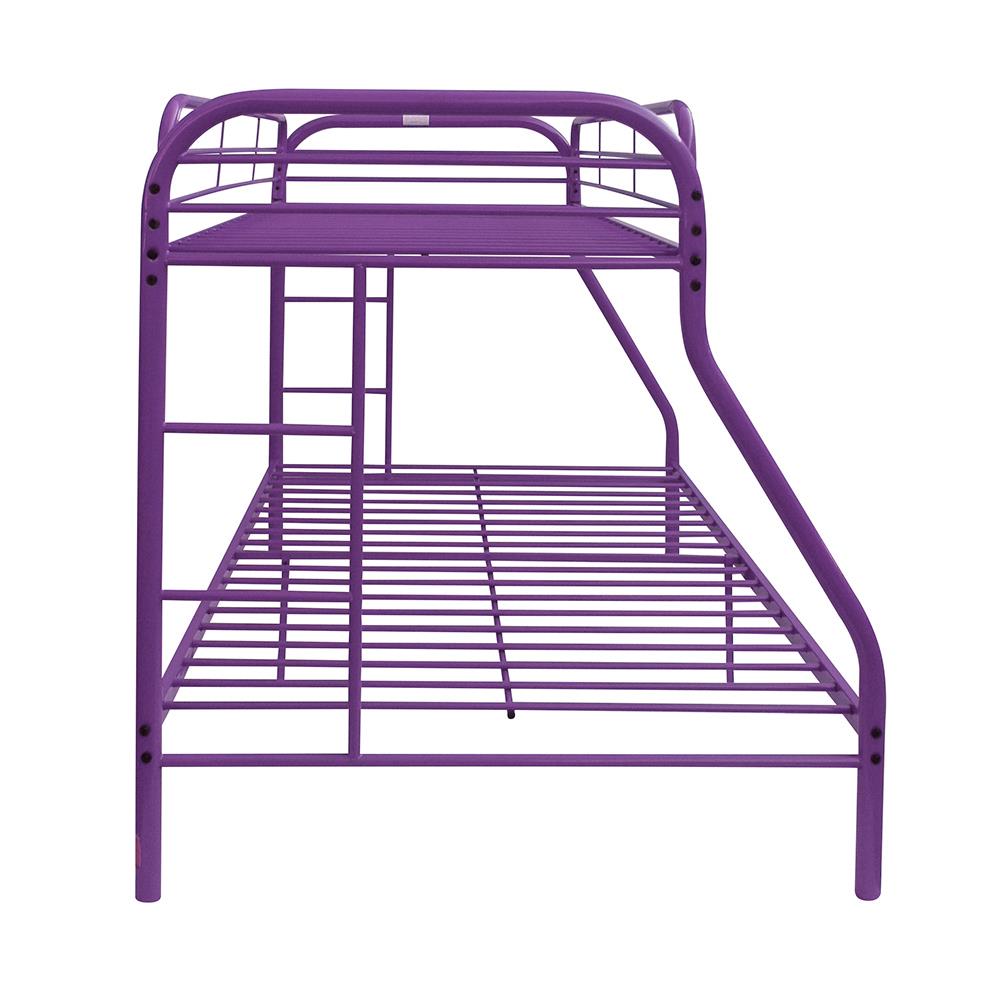 Purple Twin/Full Bunk Bed Side