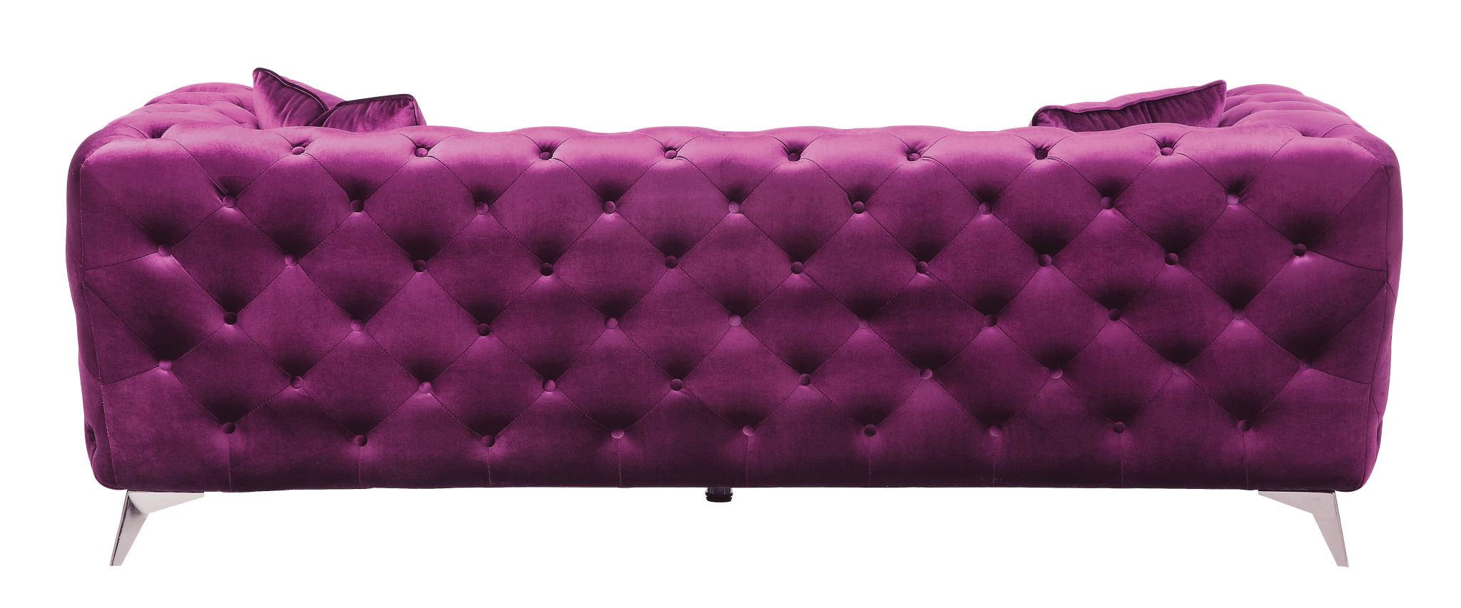 Purple Sofa Back