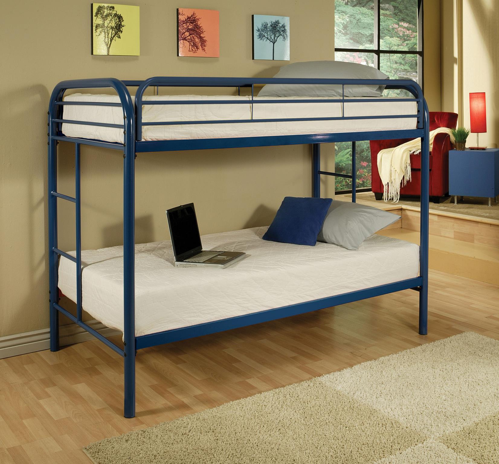 Blue Twin/Twin Bunk Bed