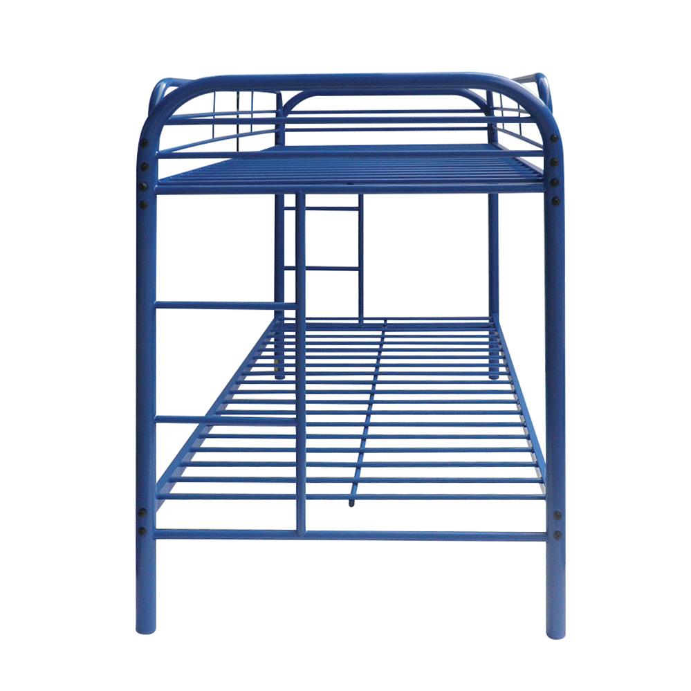 Blue Twin/Twin Bunk Bed Side