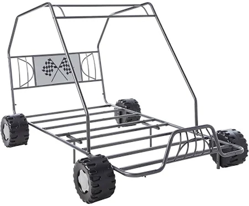 Gunmetal Go Kart Themed Bed Frame