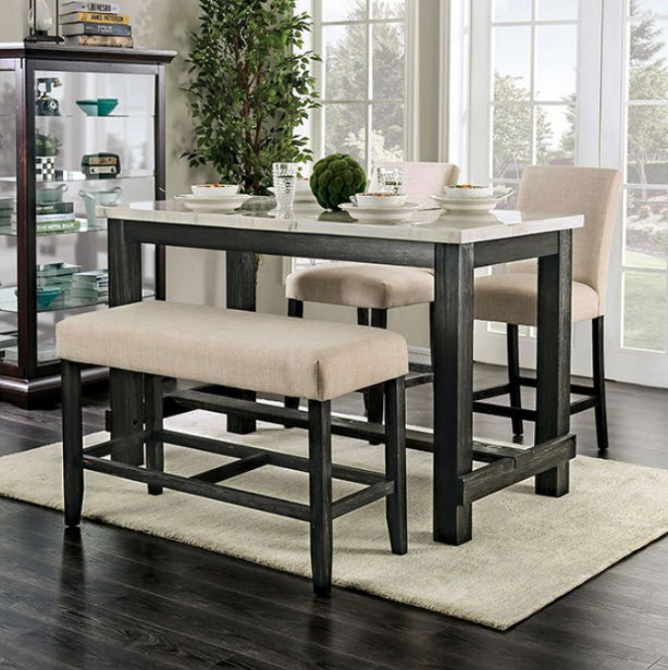 Dining table set high top sale