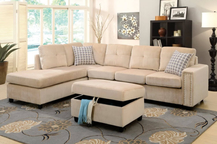 Beige Sectional