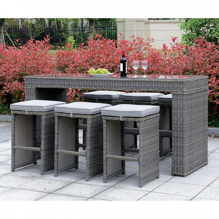 Complete Patio Bar Table Set