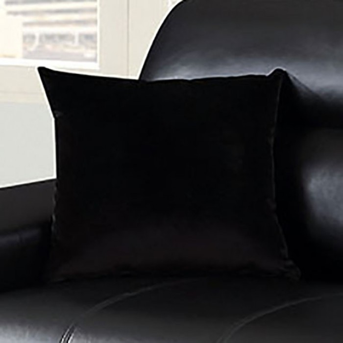 Black Included Pillows One Side