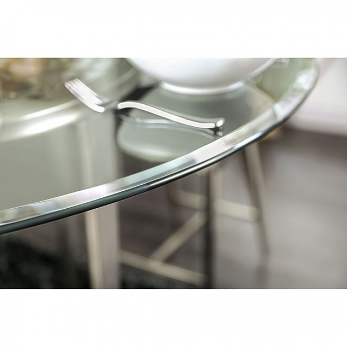 Counter Height Table 10 mm Glass Top Details