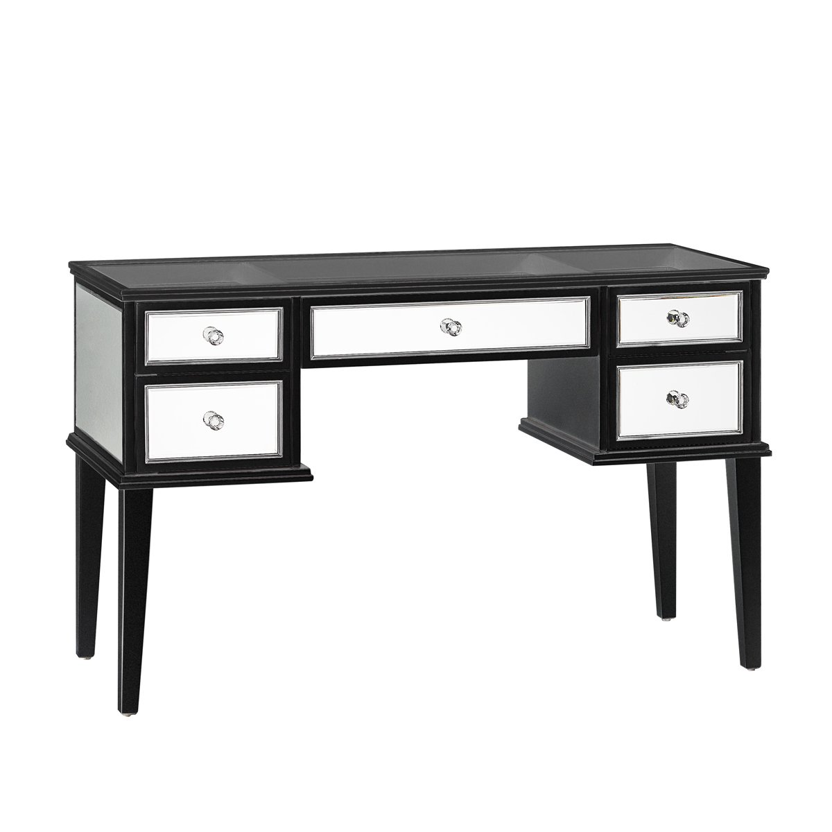 Black Mirrored Vanity Table