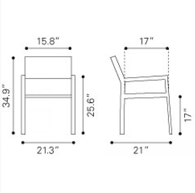 Arm Chair Dimensions