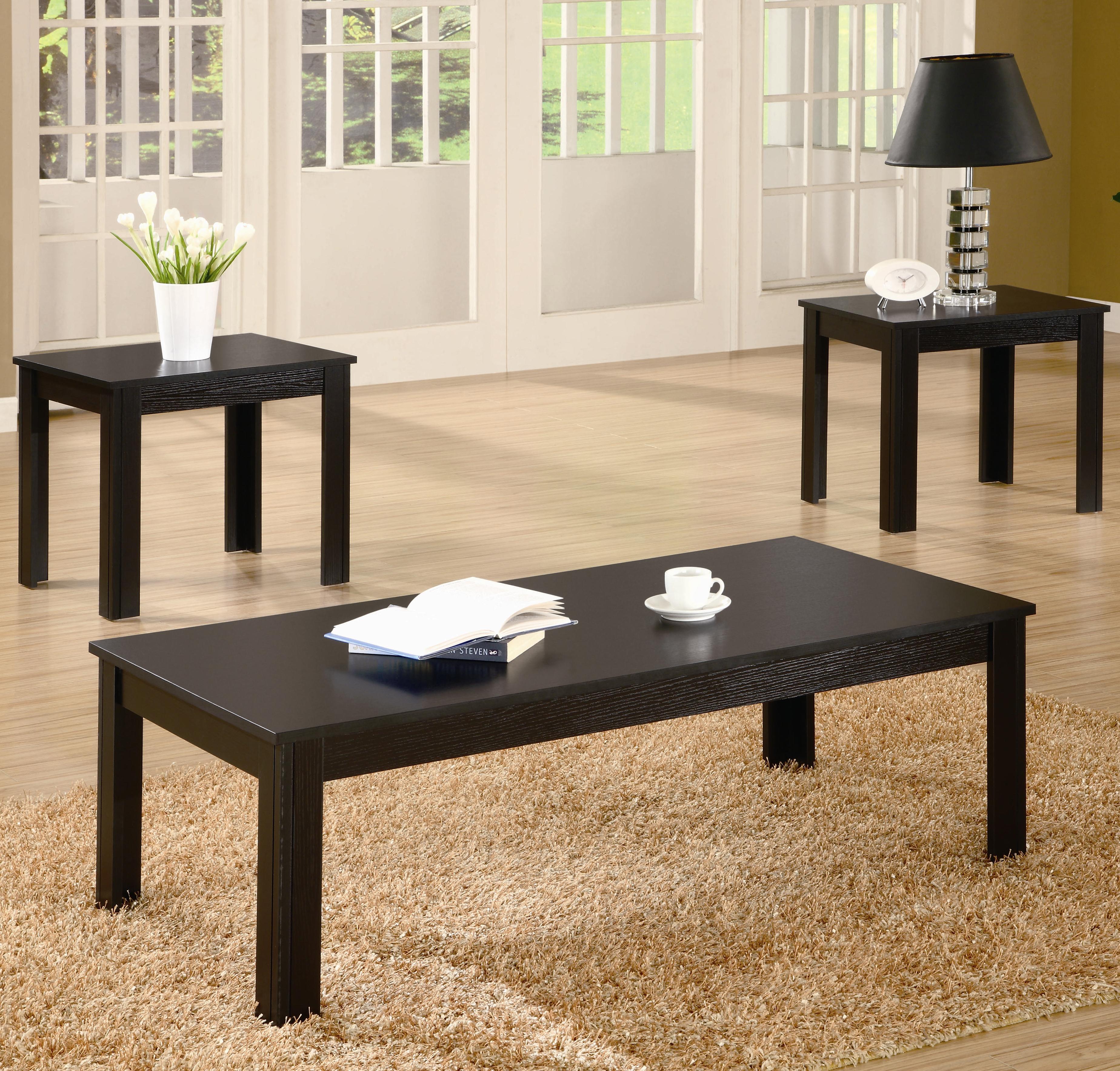 Black Table Set