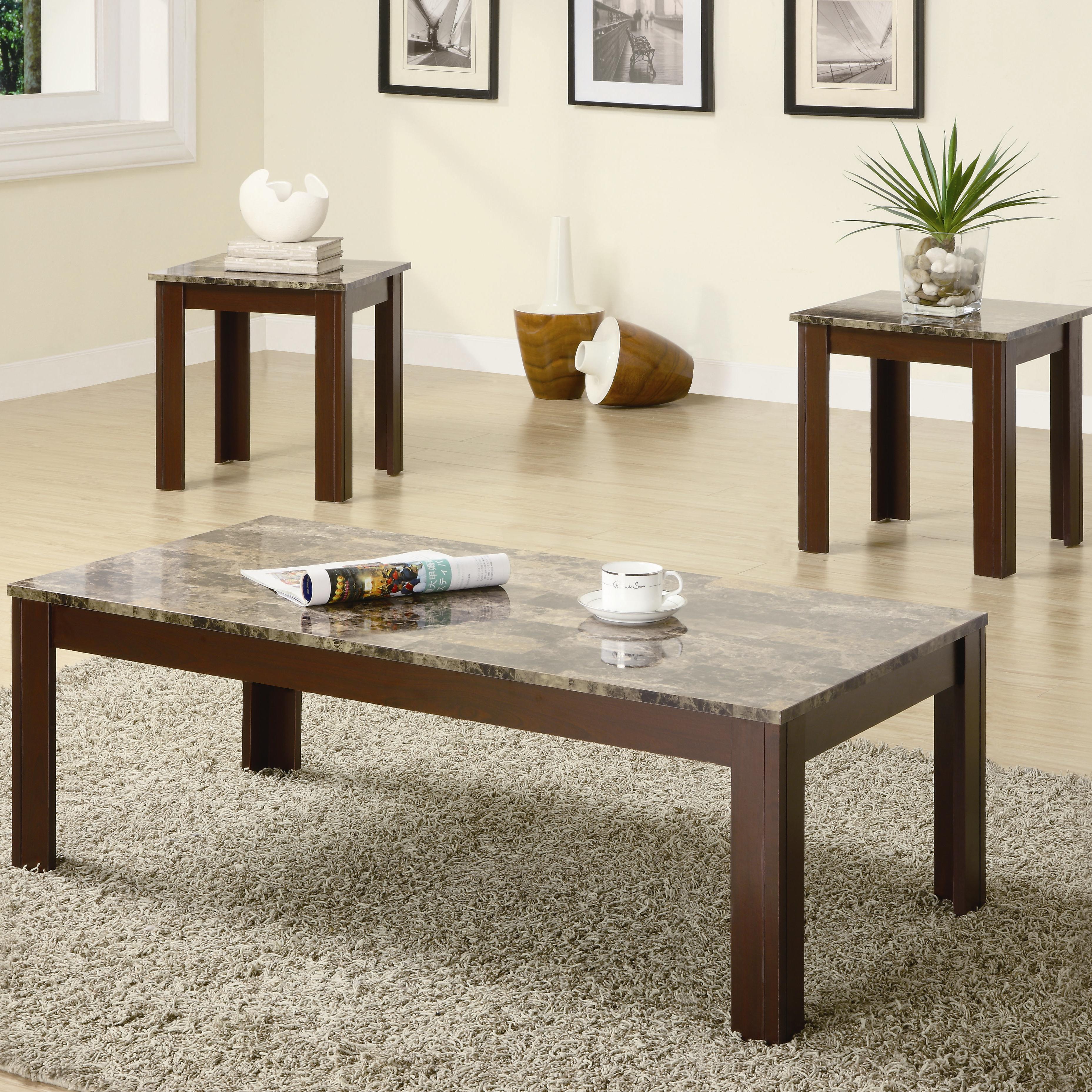 Brown Table Set