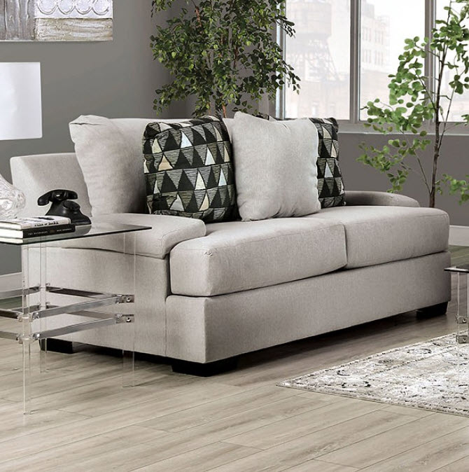 Light Gray Loveseat Light Gray Loveseat