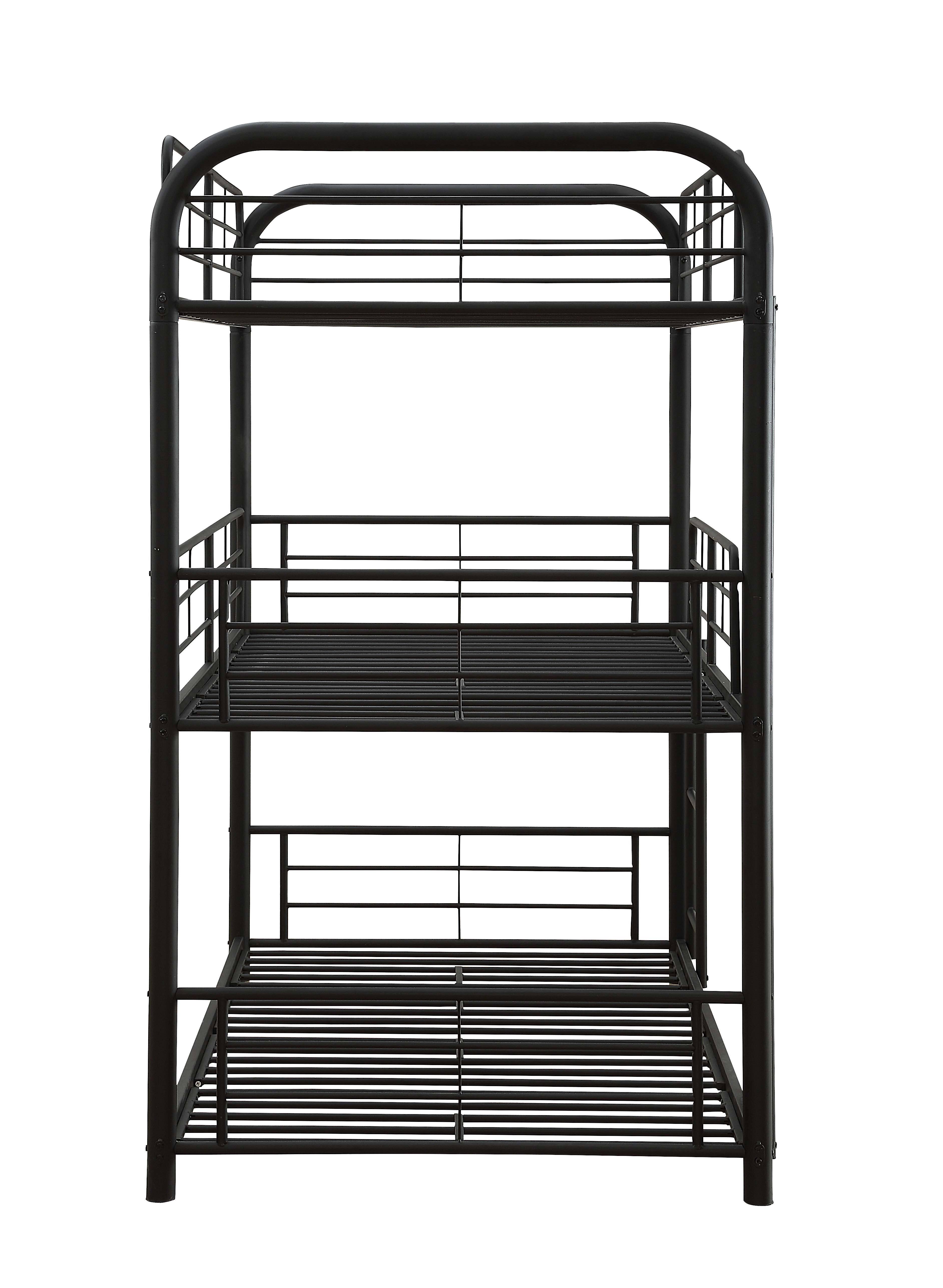 Three Layer Bunk Bed Frame Side