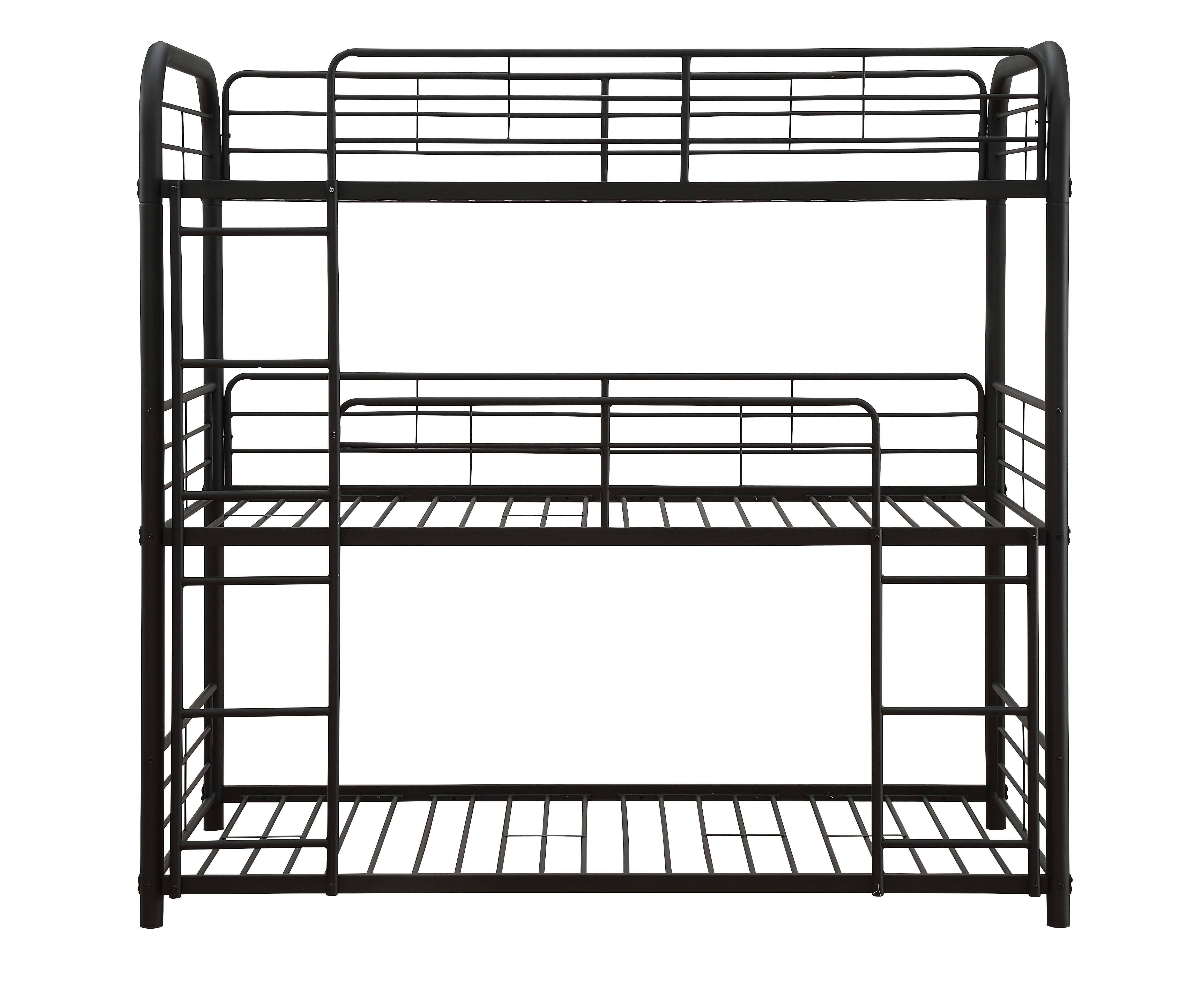 Three Layer Bunk Bed Frame Front