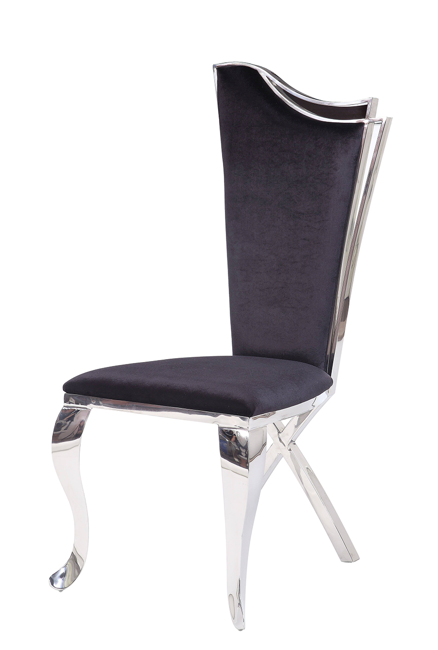 Fabric Side Chair Angle