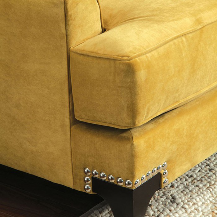 Gold T-Cushioned Seating