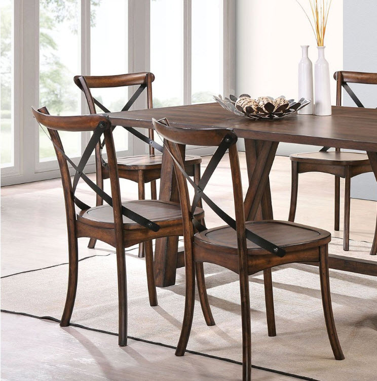 Kaelyn Dark Oak Dining Chair Set Of 2   K1 05 